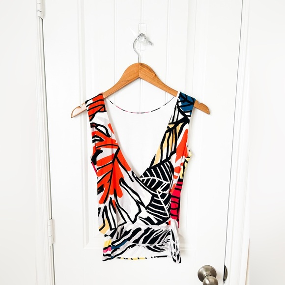 Daniela Corte Multicolor Open Back Tank Top Size Small - Picture 2 of 2
